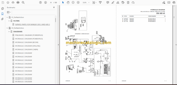 Sandvik Ranger 680RP Drill Rig Parts Manual (107T11684-1) - Image 2