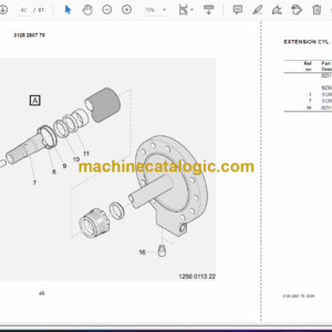 Atlas Copco 4B But Boom Kit Parts Manual