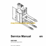 BT SSE160D Pedestrian Stacker Master Service Manual