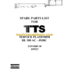 Atlas Copco HL300 AC - 4MBC Parts Manual