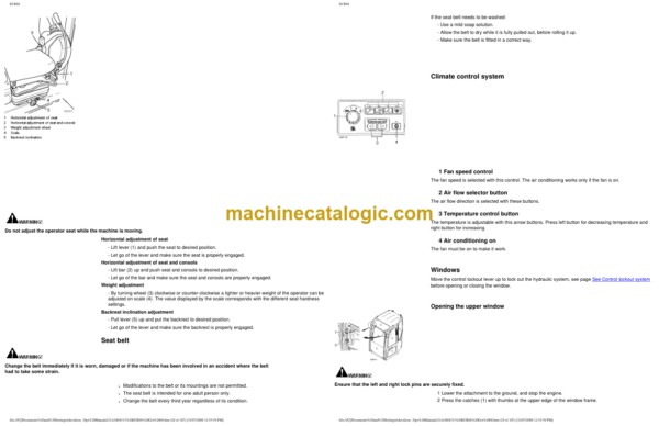 Volvo ECR88 Excavator Operators Manual - Image 2