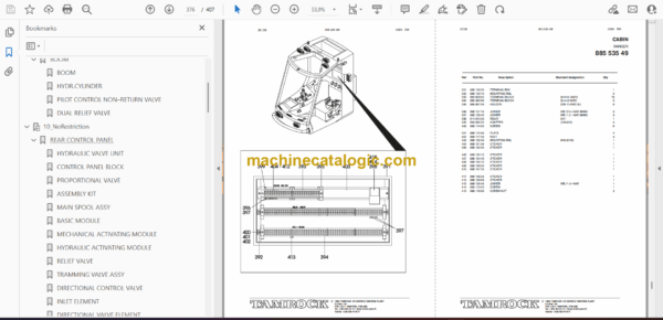Sandvik Ranger 600 Drill Rig Parts Manual (100T1977-1) - Image 2