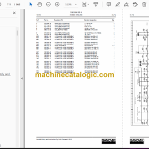 Sandvik DT820 Drill Rig Parts Manual (110D17674-1)