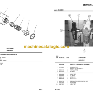 Ingersoll Rand ECM680, CM682 Hydraulic Crawler Drill Parts Manual (56049 and Up)