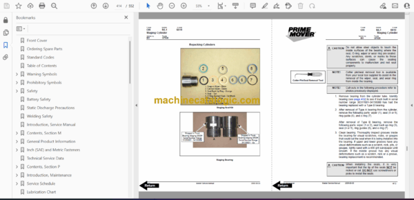 BT OPX30 Electric Order Picker Master Service Manual - Image 4