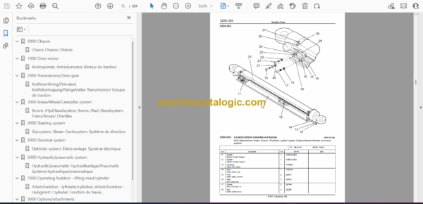 BT RR N1, N2, N3-C, 14-DC Reach Truck Quality Parts Manual - Image 2