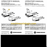 BT HMX, RMX Reach Truck Full Manual (Service, Parts and Operators Manual)