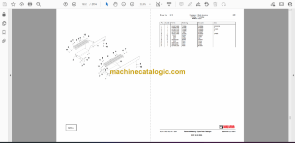 Kalmar ECF 50-90 Lift Trucks 5–9 tonnes Spare Parts Catalogue - Image 2