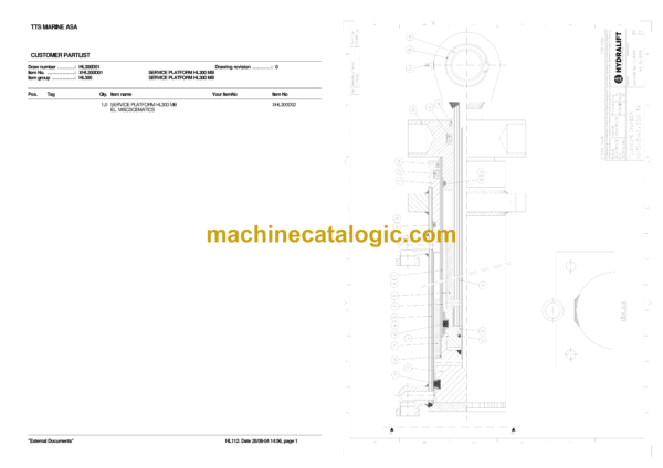 Atlas Copco HL300 AC - 4MBC Parts Manual - Image 2