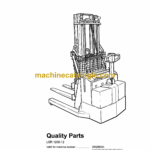 BT LSR1200-2 Stand-In Stacker Quality Parts Manual