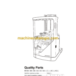 BT RR B4, B5, B6, E4, E5, E6C-AC-ACi Reach Truck Quality Parts Manual