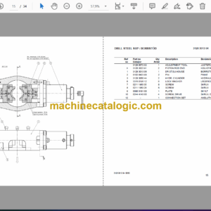 Atlas Copco BMH256 Feed Parts Manual