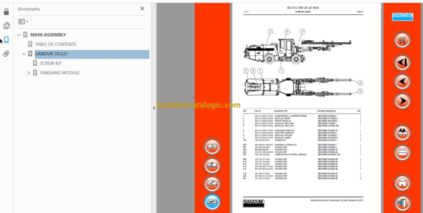 Sandvik DD321-40C Drilling Rig Full Documents (Service, Operator, Maintenance Manual and Parts Catalog) [119D61177] - Image 4