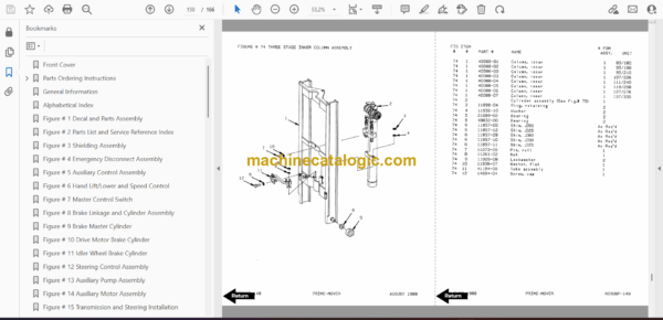 BT RS50B Forklift Operator and Parts Manual - Image 2