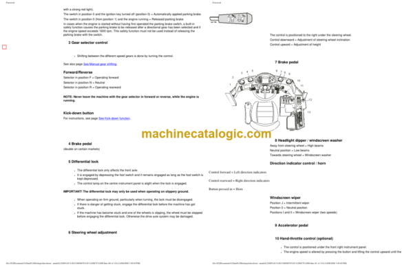 Volvo L220D Wheel Loader Operators Manual - Image 2