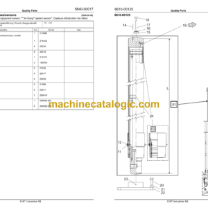 BT C15 Very Narrow Aisle Truck Quality Parts Manual