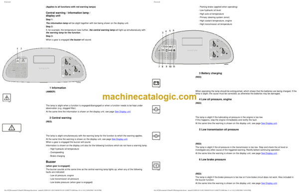 Volvo L220D Wheel Loader Operators Manual - Image 4