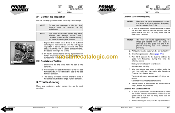 BT OPX30 Electric Order Picker Master Service Manual - Image 3
