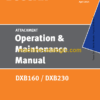 Doosan DXB160, DXB230 Hydraulic Breaker Operation and Maintenance Manual (OM-AA099-0090)