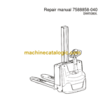 BT SWE080L Electric Stacker Repair Manual