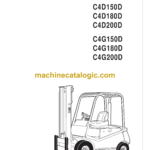 BT C4D150D, C4D180D, C4D200D, C4G150D, C4G180D, C4G200D Forklift Master Service Manual