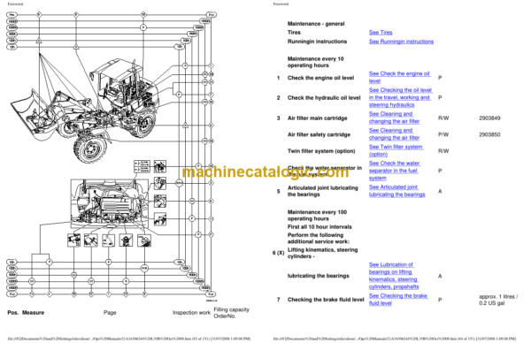 Volvo L35B Compact Wheel Loader Operators Manual - Image 3