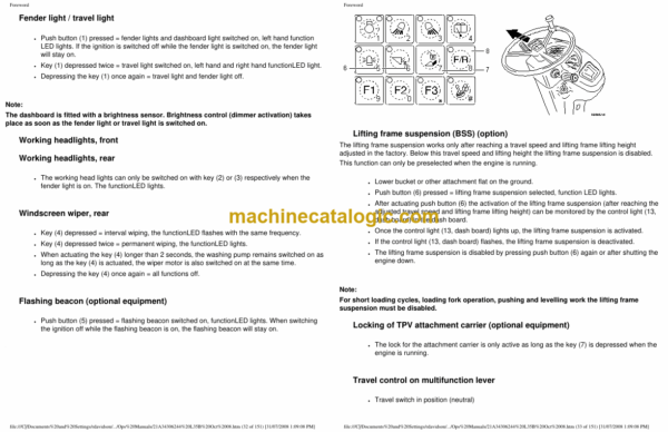 Volvo L35B Compact Wheel Loader Operators Manual - Image 4