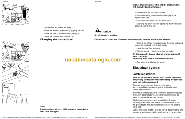 Volvo L40B Compact Wheel Loader Operators Manual - Image 2