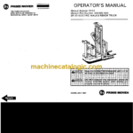 BT SN20, SN30, SN40 Electric Stacker Maintenance, Operator and Parts Manual