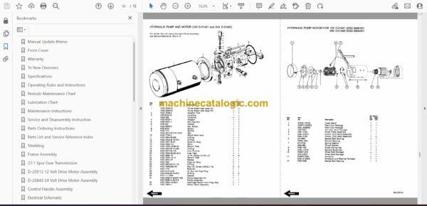 BT SR30 Rider Truck Maintenance, Operator and Parts Manual - Image 2