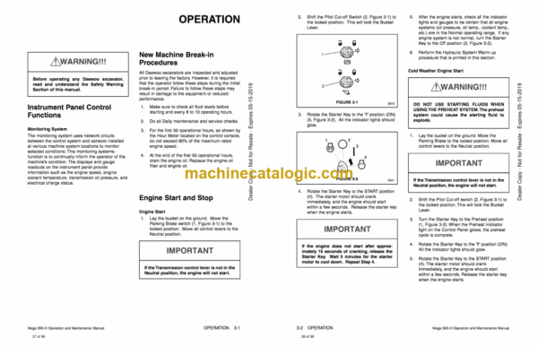 Doosan Mega 300-3 Wheel Loader Operation and Maintenance Manual (Serial Number 0001 and Up) - Image 3