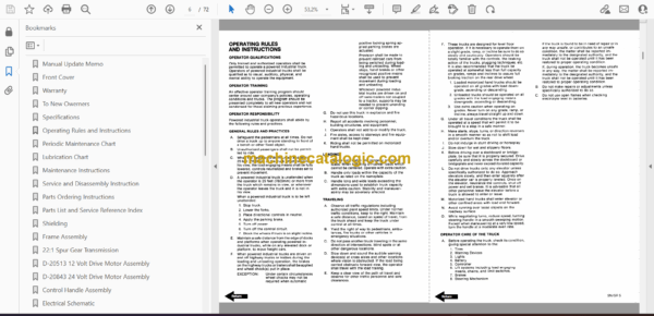 BT SR30 Rider Truck Maintenance, Operator and Parts Manual - Image 4