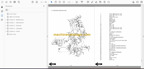 BT HMX, RMX Reach Truck Full Manual (Service, Parts and Operators Manual) - Image 3