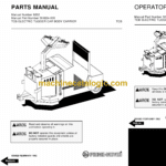 BT SR30 Rider Truck Maintenance, Operator and Parts Manual