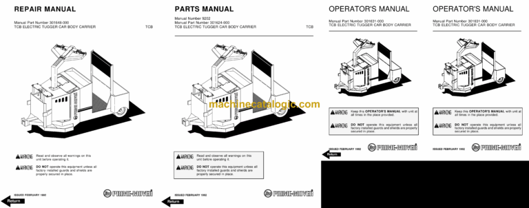BT SR30 Rider Truck Maintenance, Operator and Parts Manual