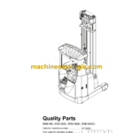 BT RRE180, RRE180C, RRE180E, RRE180EC Reach Truck Quality Parts Manual