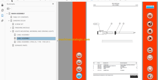 Sandvik DD320-40 Drilling Rig Full Documents (Service, Operator, Maintenance Manual and Parts Catalog) [112D19003] - Image 4