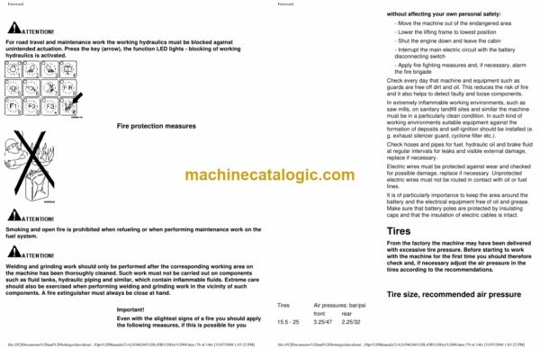 Volvo L45B Compact Wheel Loader Operators Manual - Image 3