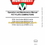 Doosan PCT34, PCT64, PCT114, PCT220 Plate Compactors Operation and Maintenance Manual (Serial Number AZP200101 and Up)