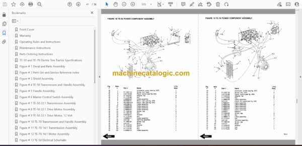 BT TE50, TE70 Tow Tractor Maintenance, Operator and Parts Manual - Image 3