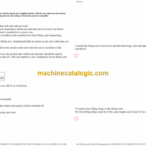 Volvo A35E, A35E FS, A40E, A40E FS Articulated Dump Truck Operators Manual