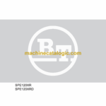 BT SPE120XR, SPE120XRD Electric Stacker Repair Manual