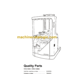 BT RRE140M, RRE140MC Reach Truck Quality Parts Manual
