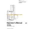 BT VCE150A, VCE150AC Very Narrow Aisle Truck Operators Manual