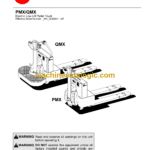 BT PMX, QMX Electric Pallet Truck Quality Parts Manual
