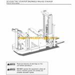 BT SC20 Pedestrian Stacker Quality Parts Manual