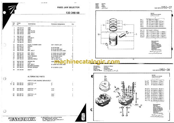 Sandvik ZoomTrack DHA 600S Drill Rig Parts Manual (A006149) - Image 3