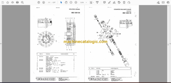 Sandvik Ranger 500 Drill Rig Parts Manual - Image 2