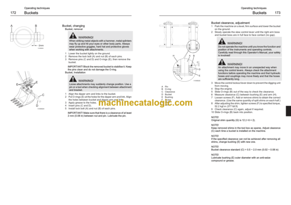 Volvo EC330C, EC360C, EC460C Excavator Operators Manual - Image 2