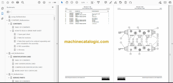Sandvik DD320-40 Drill Rig Parts Manual (110D17490-1) - Image 2